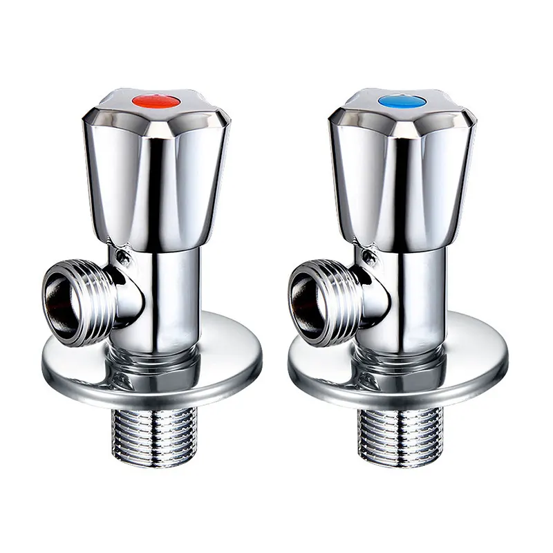 Egyrészes sárgaréz szögszelep