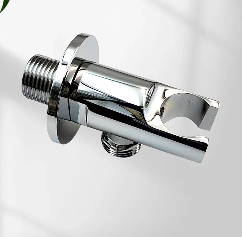 Tömör sárgaréz kézi zuhanytartó, falra szerelhető, rejtett zuhanytartó, fürdőszobai zuhanytartozék