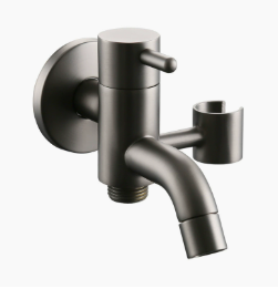 Tömör sárgaréz egyetlen hideg csaptelep, többfunkciós csap mosógéphez és felmosó mosogató szórópisztoly szögszeleppel